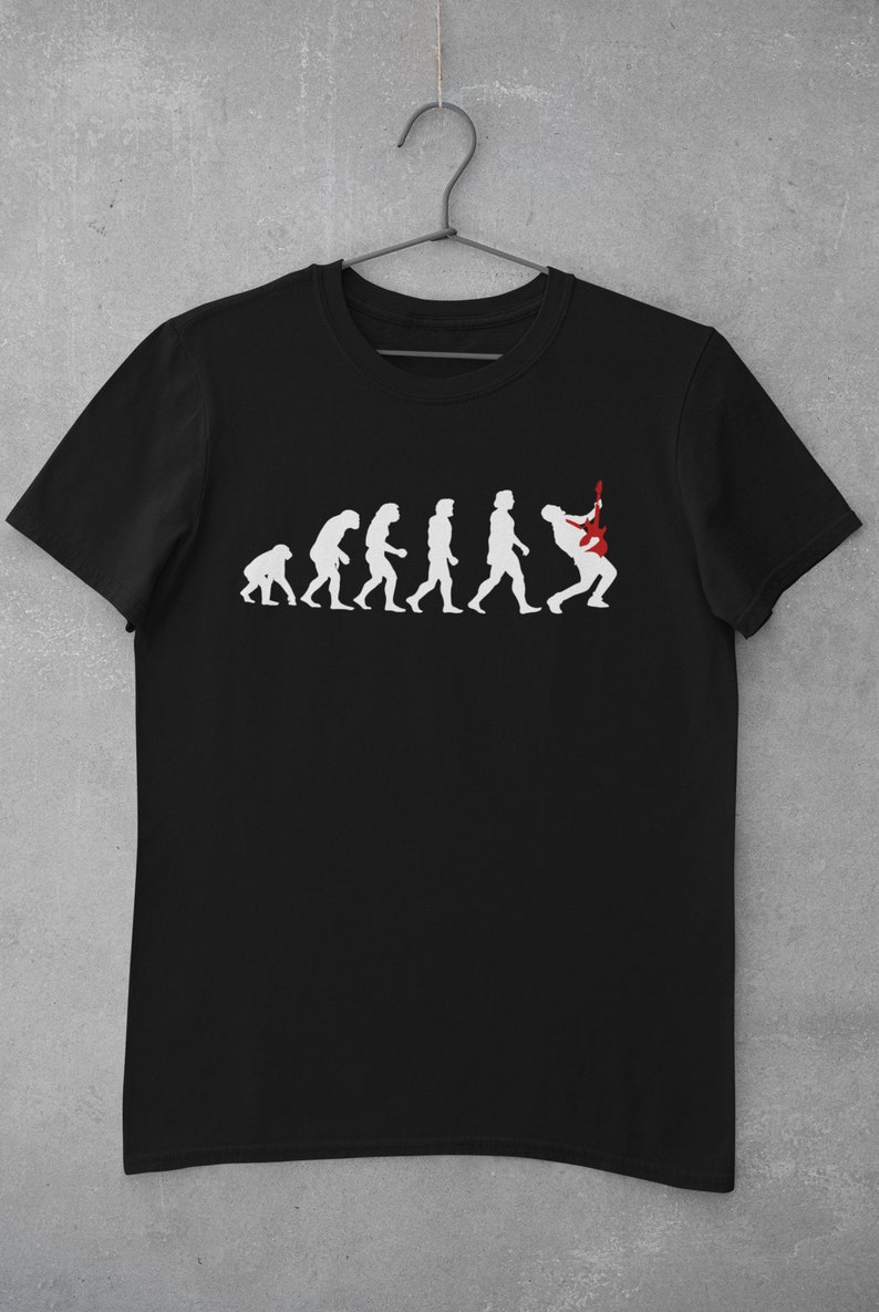 Street Fashion Evolution - Evolution of Guitar Darwin Rock Music
