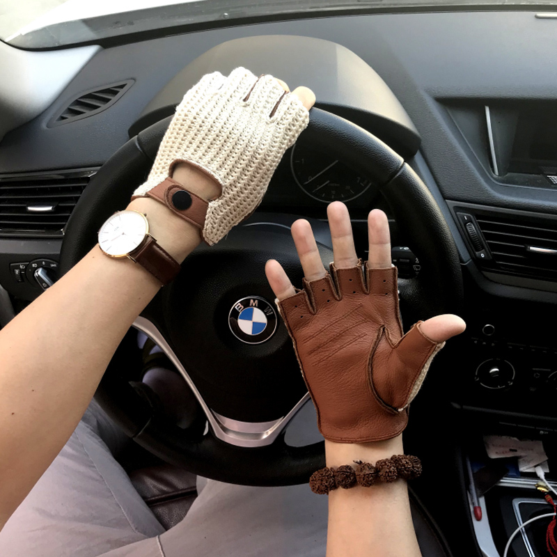 Street Fashion Gloves - 2025 New Men genuine leather gloves