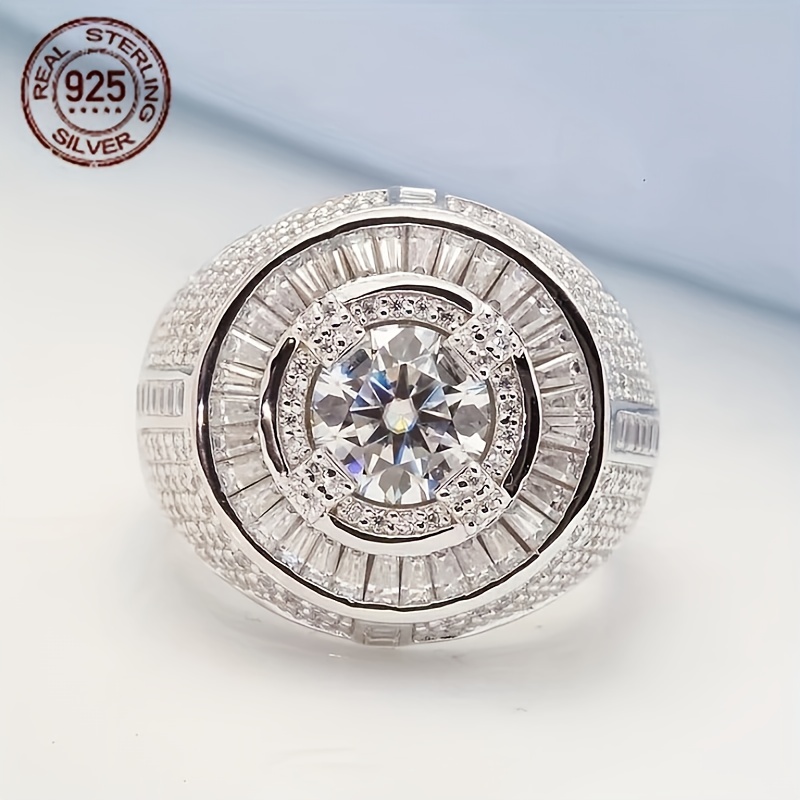 Street Fashion Rings - Luxury Men's Solid 925 Sterling Silver