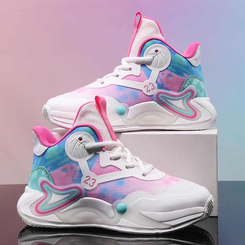 Street Fashion Boy - Children Basketball Shoes Breathable Mesh Boys