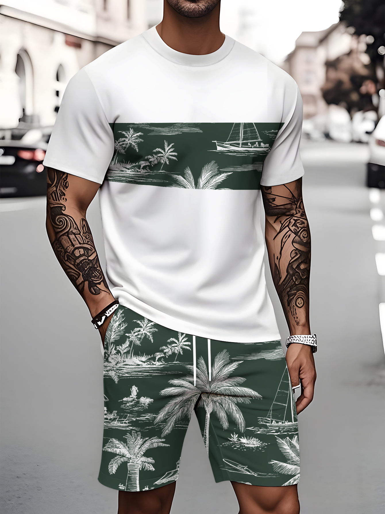 Street Fashion Tshirt - 2026 Summer Fashion T-Shirt and Shorts