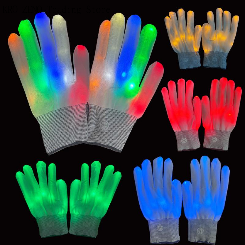 Street Fashion Gloves - 🔝Fashion Hip Hop Party Led Rave