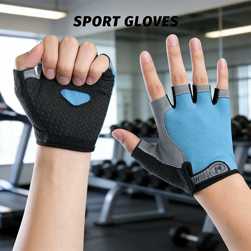 Street Fashion Gloves - Outdoor Half-finger Fitness Gloves for Men