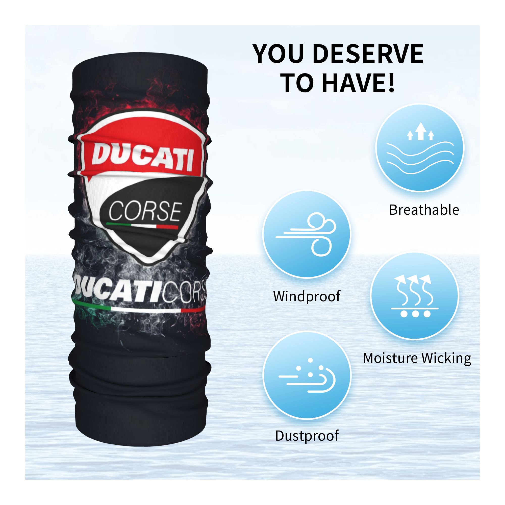 Custom Ducatis Sprot Bandana N – обзор и цена Balaclava Face Mask