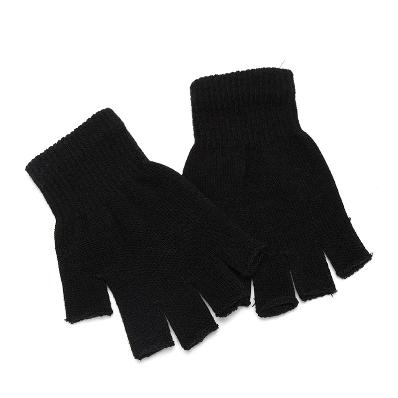 Unisex Black Half Finger Finge – обзор и цена Street Fashion Gloves