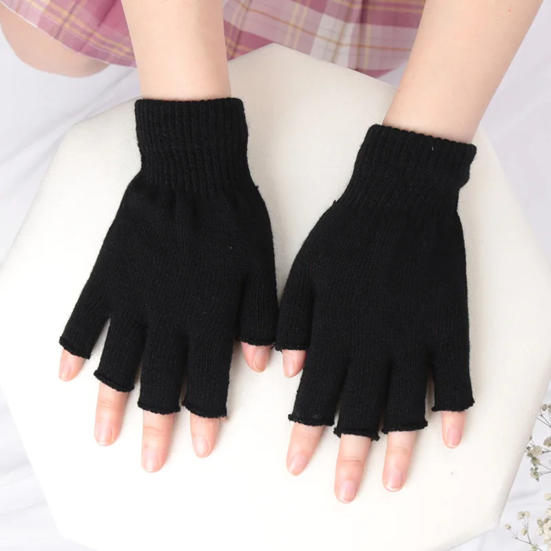 Unisex Black Half Finger Finge – обзор и цена Street Fashion Gloves