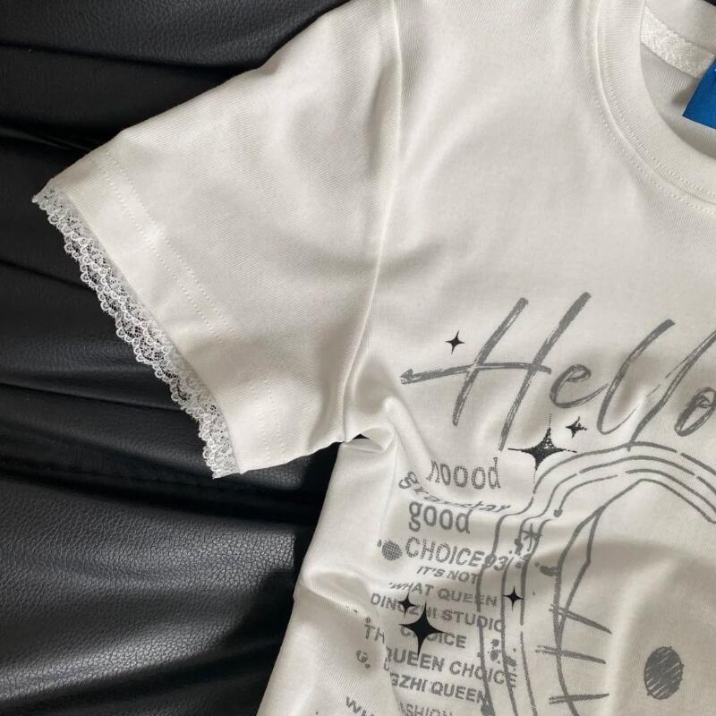 Summer Women's New Sweet Cool  – обзор и цена Street Fashion Tshirt
