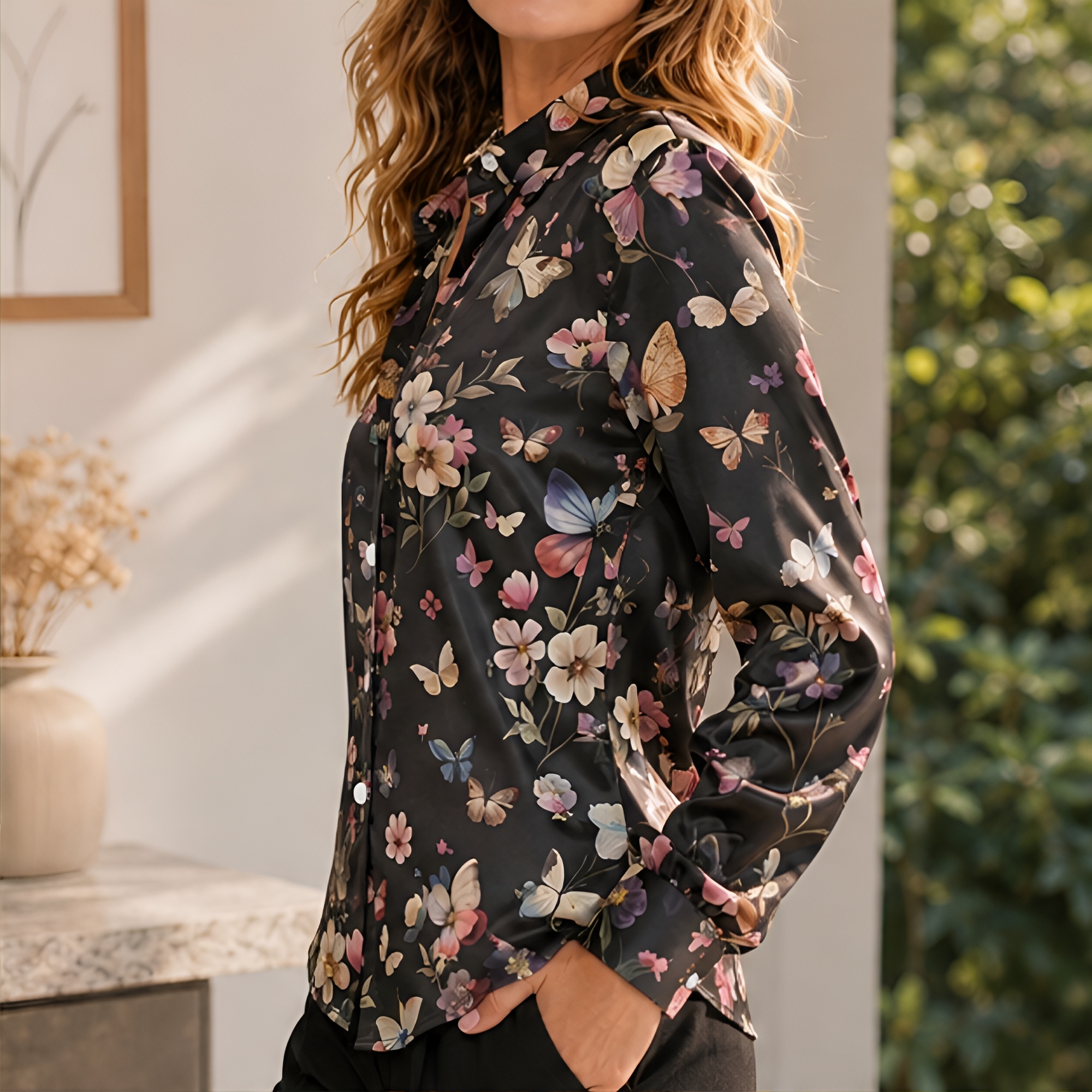 Women Loose Satin Shirt Long S – обзор и цена Fashion Streetwear