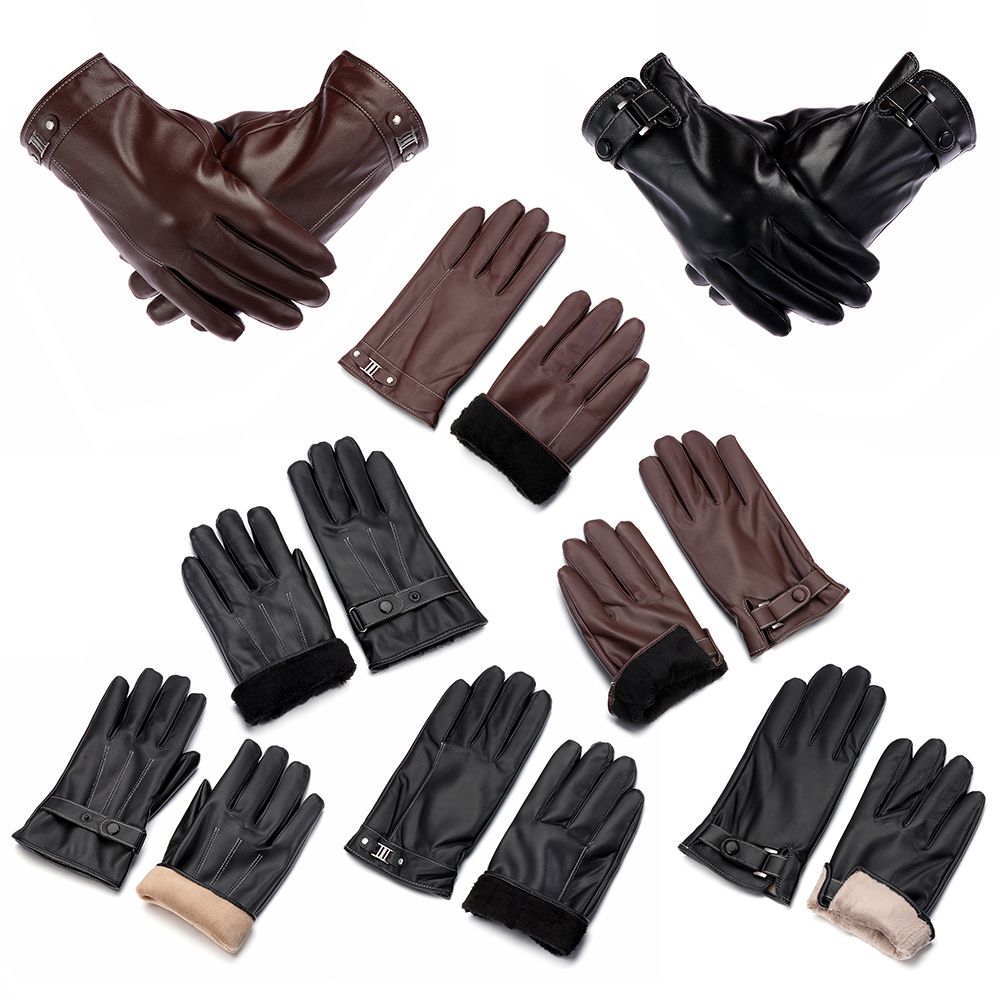 Men's Fleece Thermal Leather G – обзор и цена Street Fashion Gloves