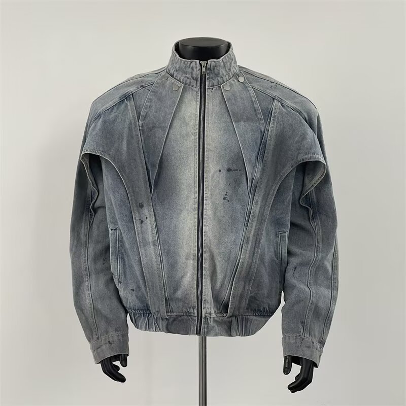 Distressed Dirty Denim Jacket  – обзор и цена Street Fashion Vibes