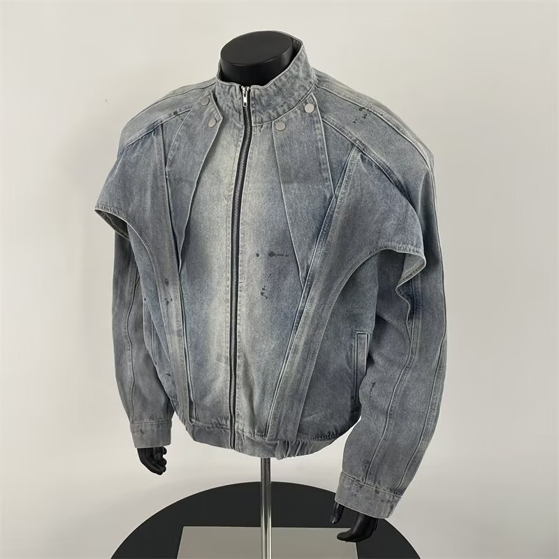 Distressed Dirty Denim Jacket  – обзор и цена Street Fashion Vibes
