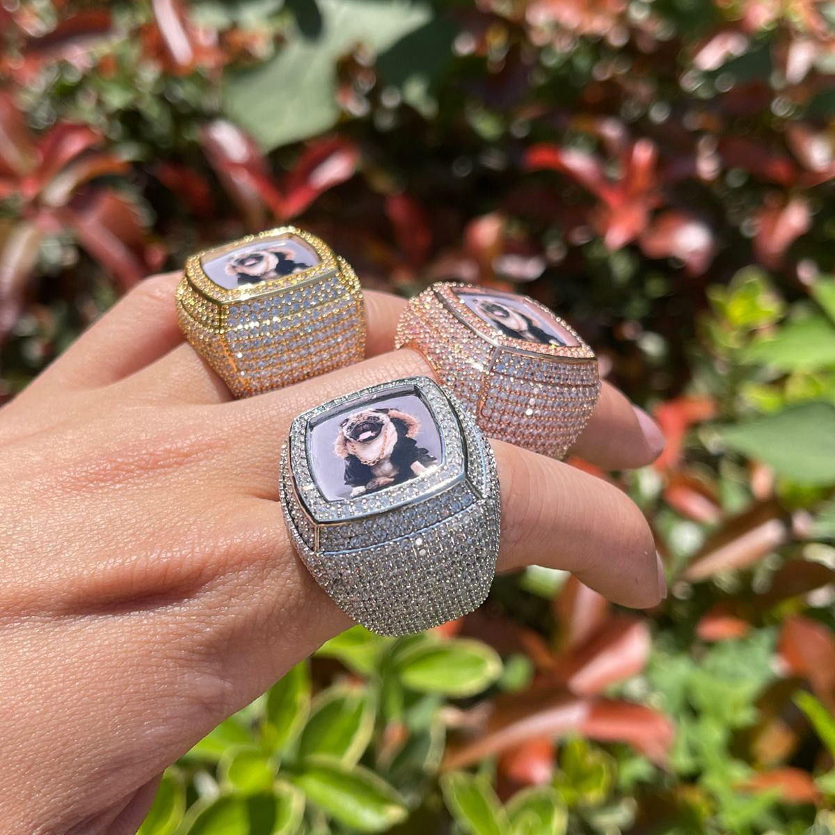 Bubble Letter Custom Photo Rin – обзор и цена Street Fashion Rings