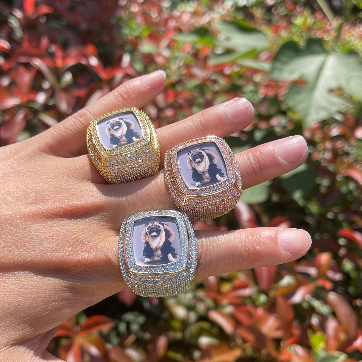 Bubble Letter Custom Photo Rin – обзор и цена Street Fashion Rings
