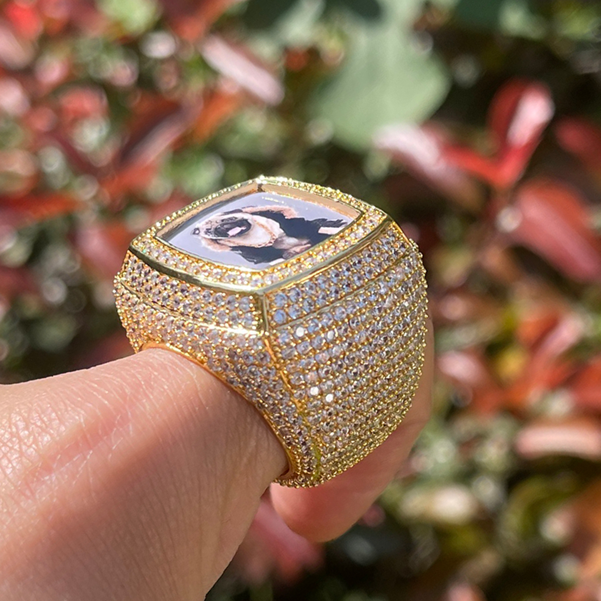Bubble Letter Custom Photo Rin – обзор и цена Street Fashion Rings