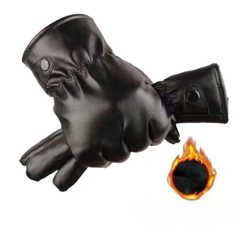 Winter Fashion Black PU Leathe – обзор и цена Street Fashion Gloves