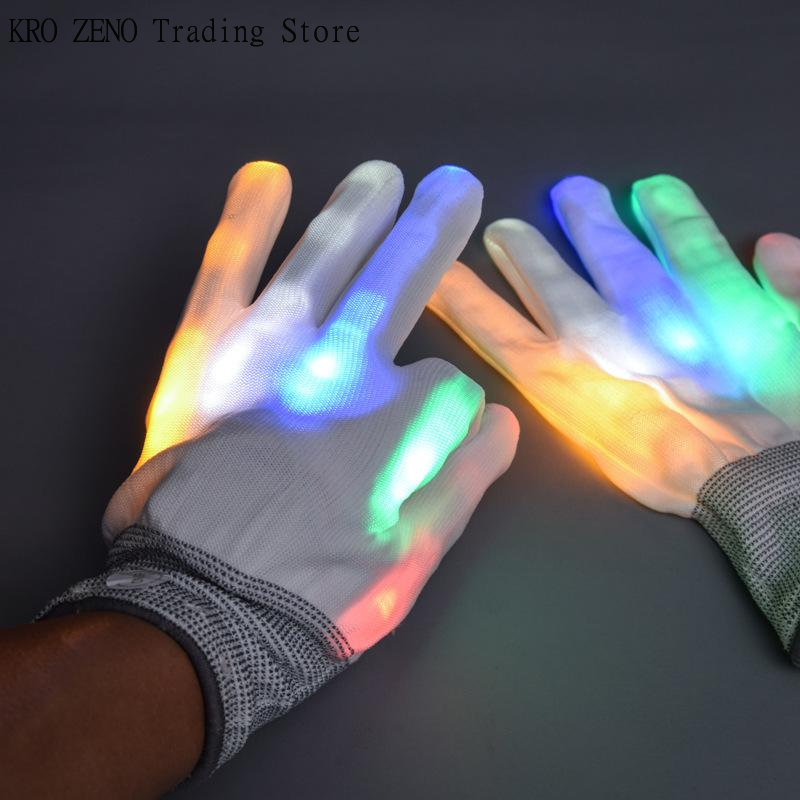 🔝Fashion Hip Hop Party Led Rav – обзор и цена Street Fashion Gloves