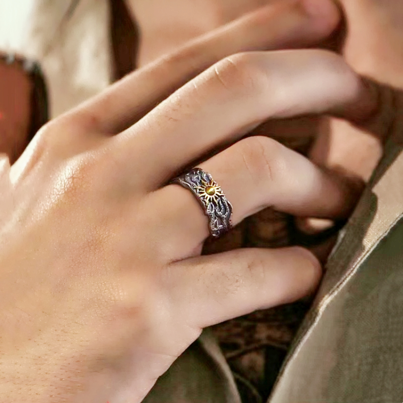 WYEAIIR 925 Sterling Silver Re – обзор и цена Street Fashion Rings