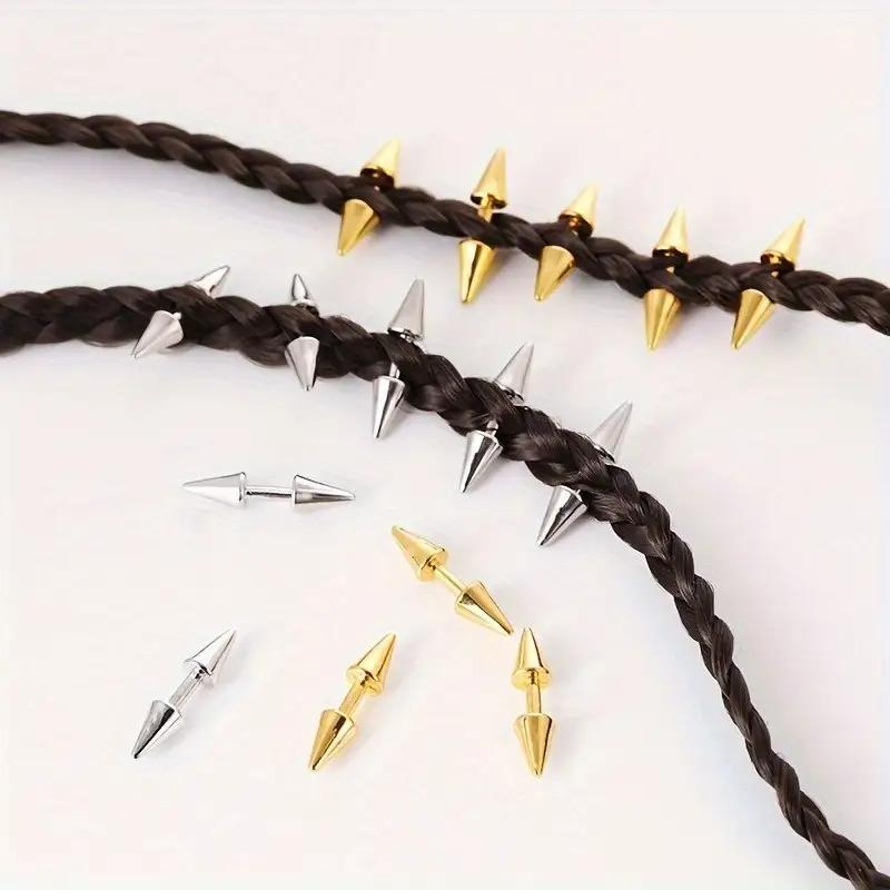 5pcs Set Spiked Hair Clips Pun – обзор и цена Street Fashion Rings