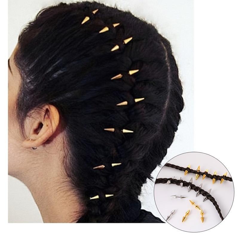 5pcs Set Spiked Hair Clips Pun – обзор и цена Street Fashion Rings