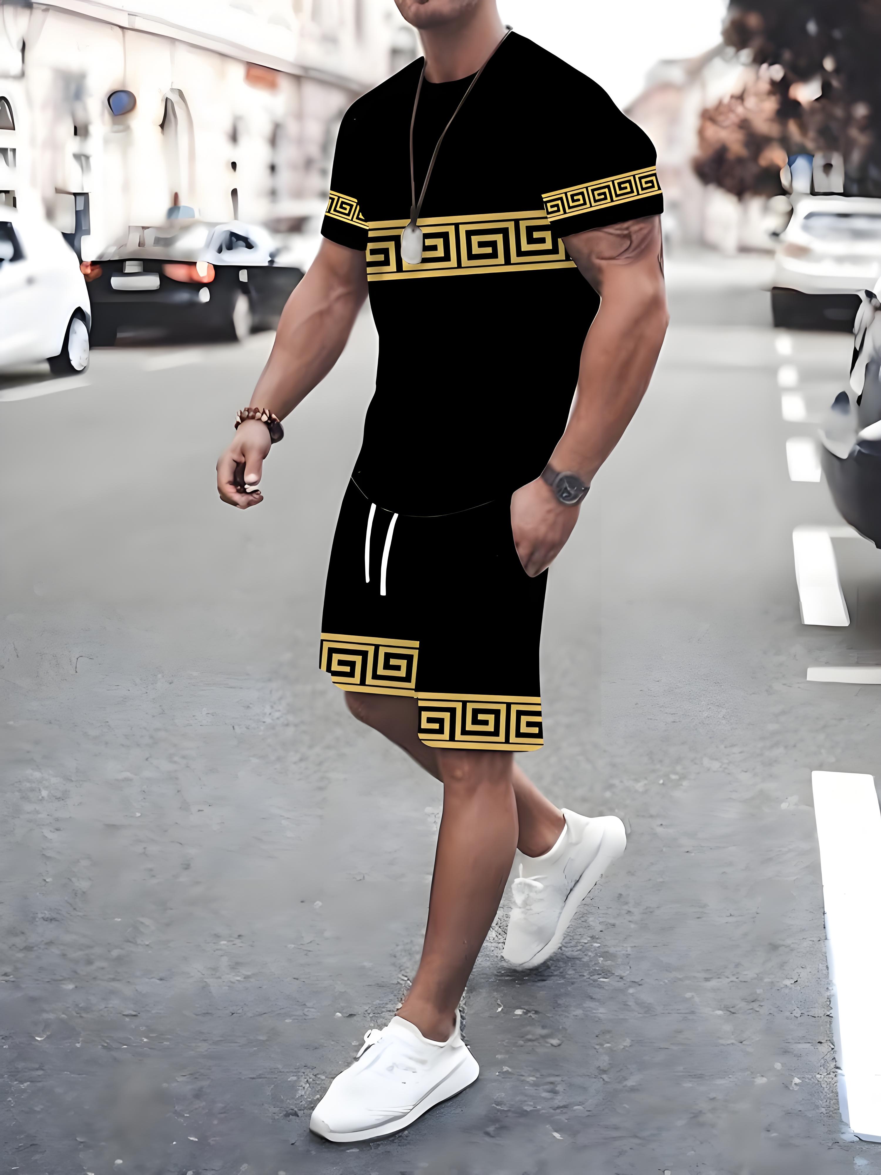 New Plus Size Men's T-shirt An – обзор и цена Street Fashion Tshirt