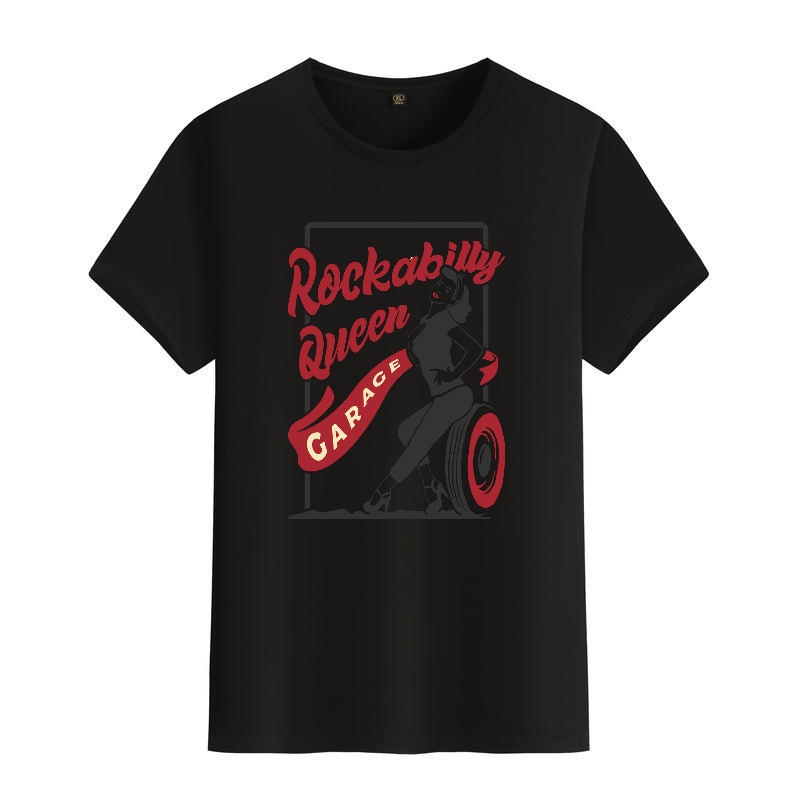 Men's Black Round-Neck Short-S – обзор и цена Queen Street Fashion