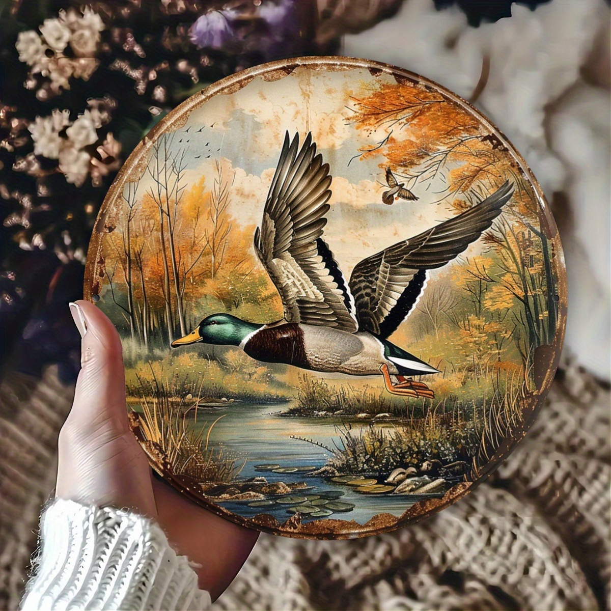 1pc, 8x8 Inch Vintage Wild Duc – обзор и цена Street Fashion Blog