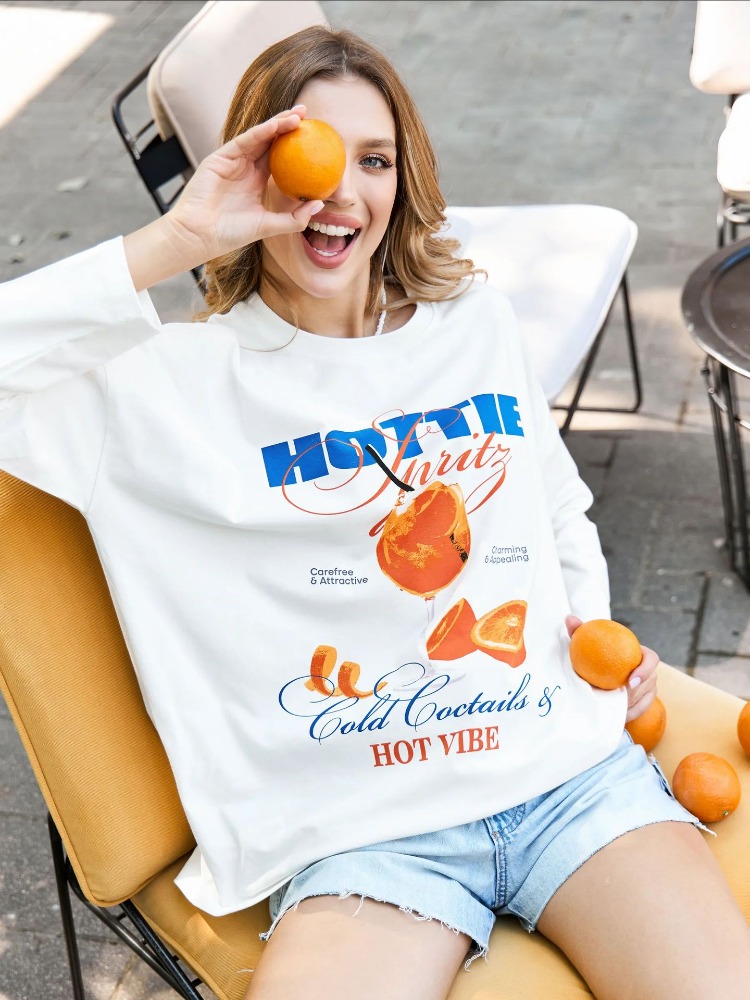 Hot Vibe Cute Juice Graphic Sw – обзор и цена Street Fashion Vibes