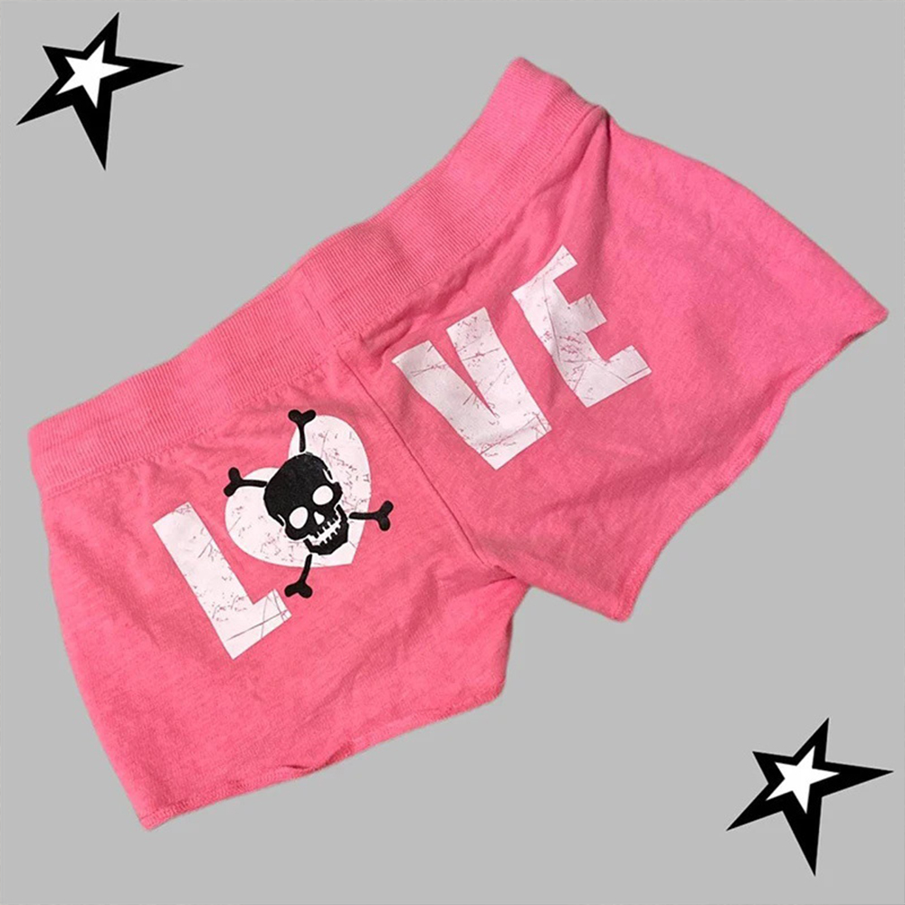 Summer Retro Punk Shorts Casua – обзор и цена Street Fashion American