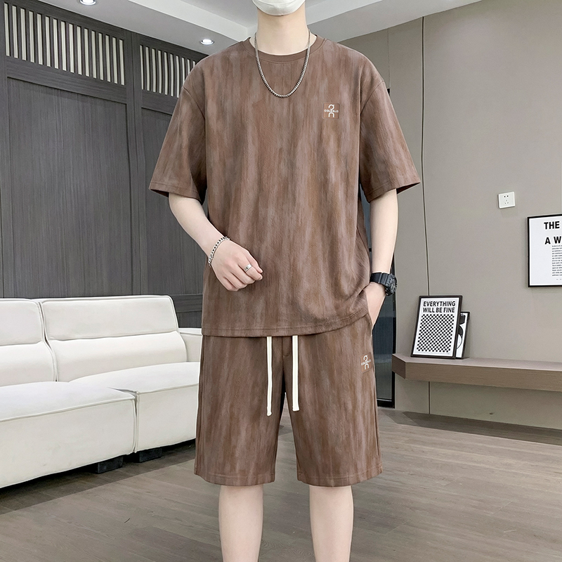 【T-Shirt + 5-Point Shorts】Men' – обзор и цена Street Fashion Tshirt