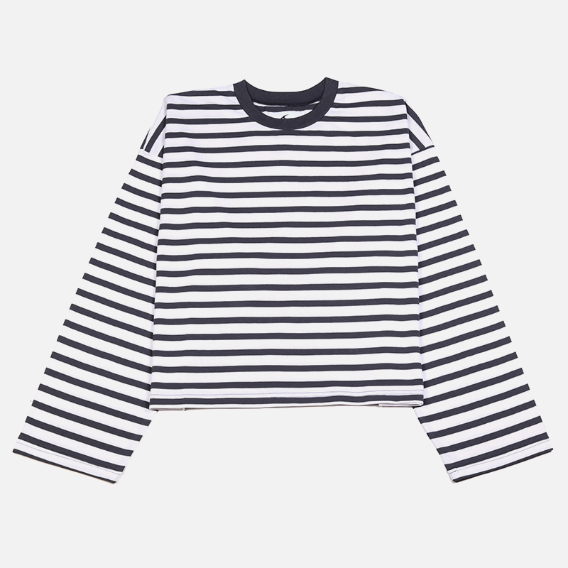 SCFFRS Striped Sweatshirt Tops – обзор и цена Fashion Streetwear