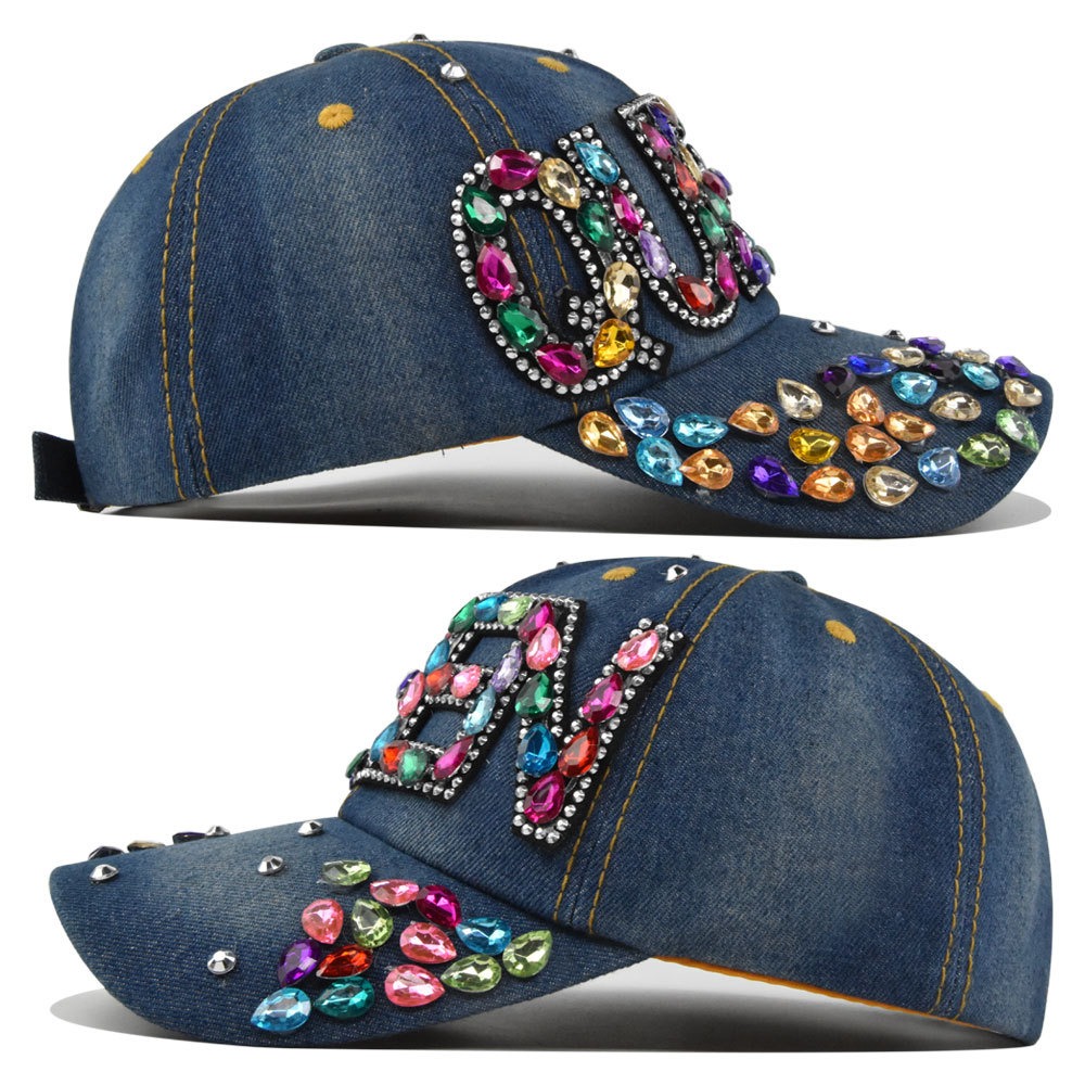 Queen Rhinestone Denim Basebal – обзор и цена Queen Street Fashion