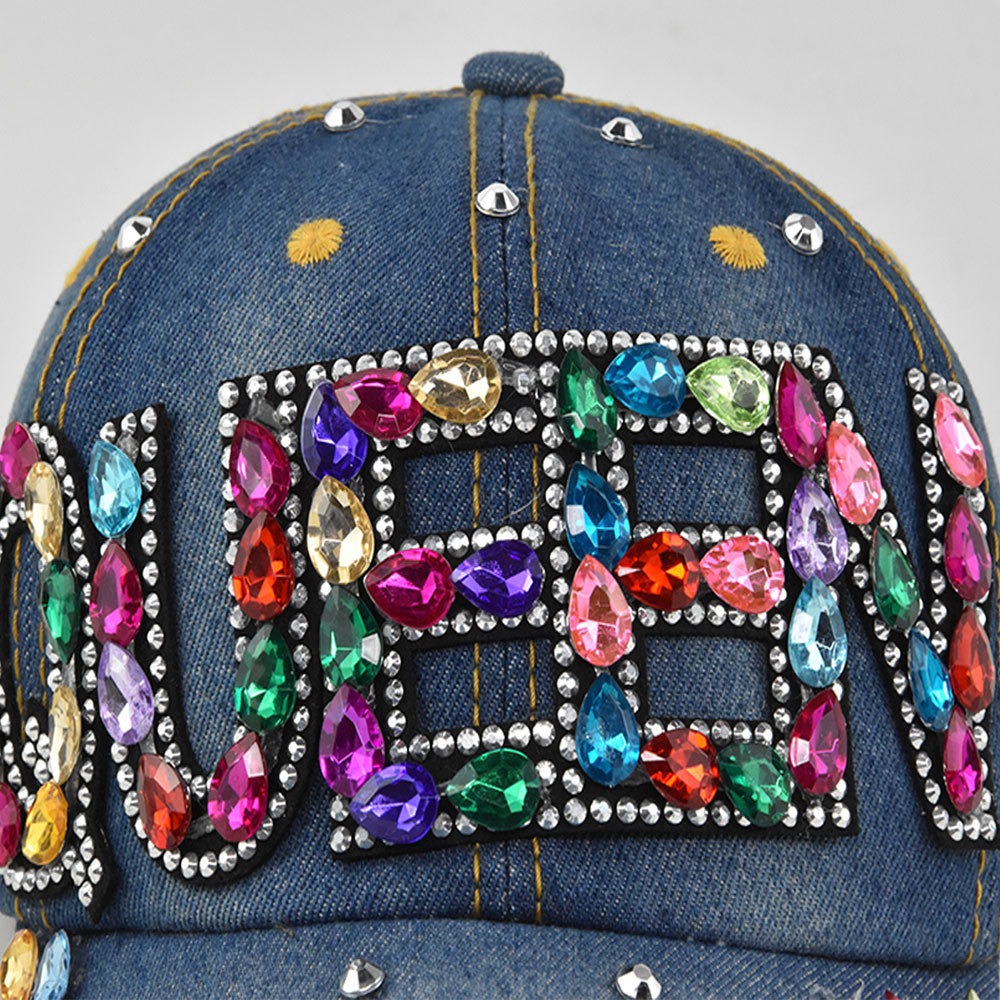 Queen Rhinestone Denim Basebal – обзор и цена Queen Street Fashion