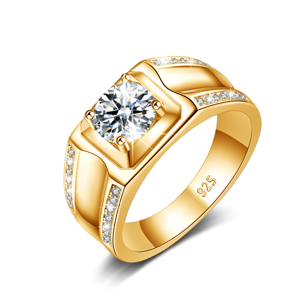 Trends 2025 Luxury Moissanite  – обзор и цена Street Fashion Rings