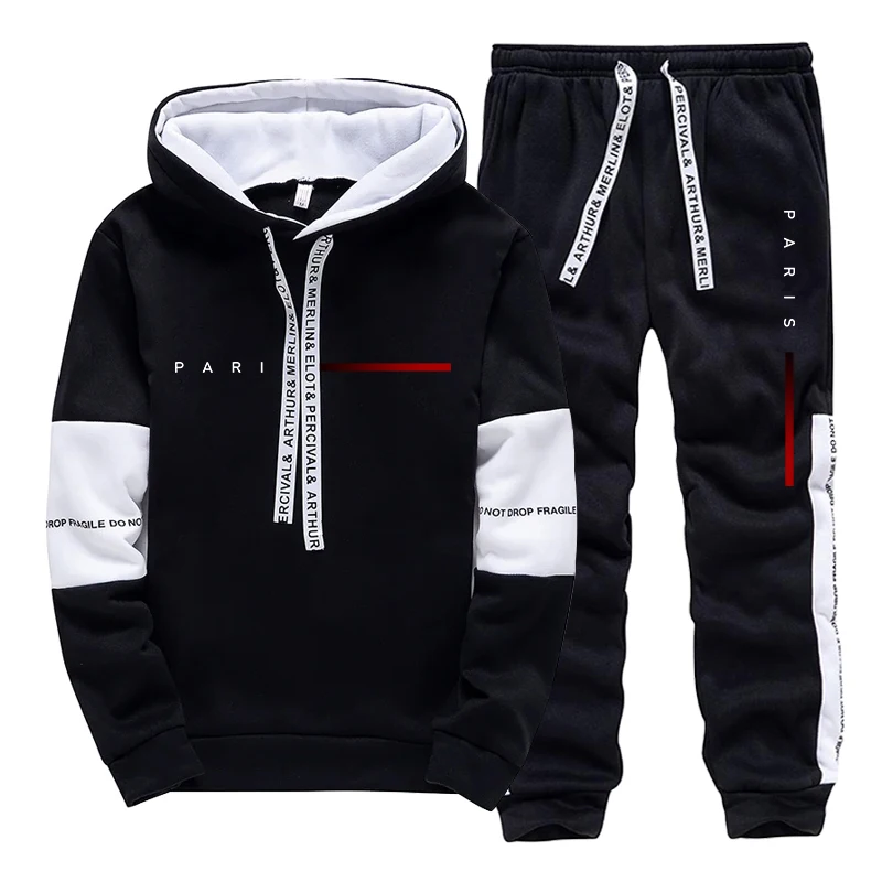 Men's Set Paris Fashion Hoodie – обзор и цена Fashion Streetwear