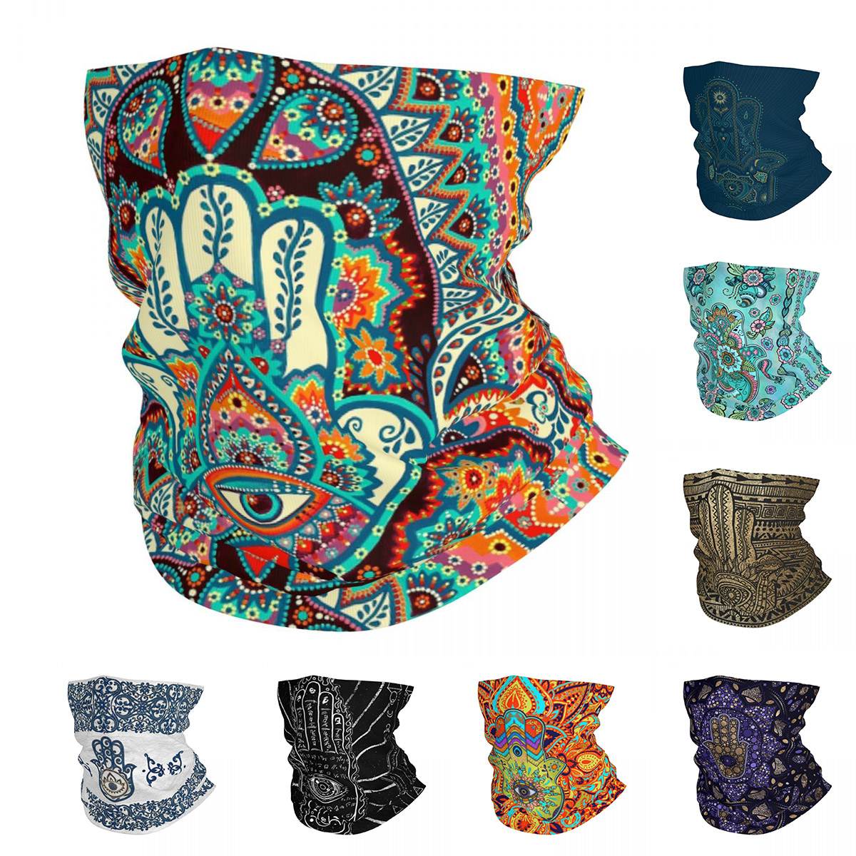Hamsa Hand Bohemian Bandana Ne – обзор и цена Balaclava Face Mask
