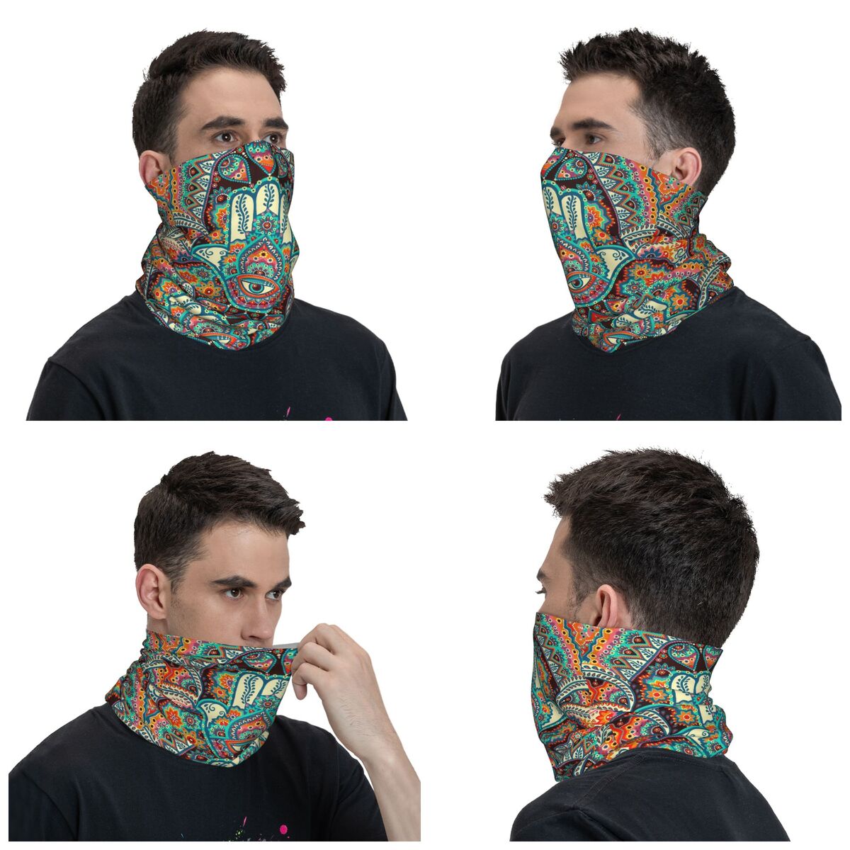 Hamsa Hand Bohemian Bandana Ne – обзор и цена Balaclava Face Mask