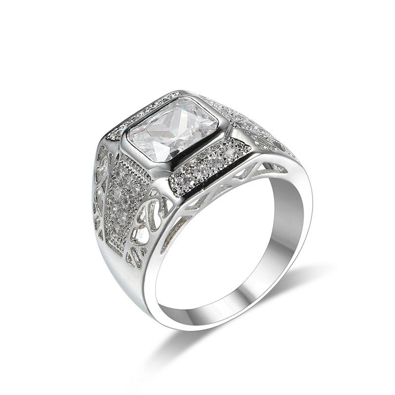 Luxury 925 Sterling Silver Hip – обзор и цена Street Fashion Rings