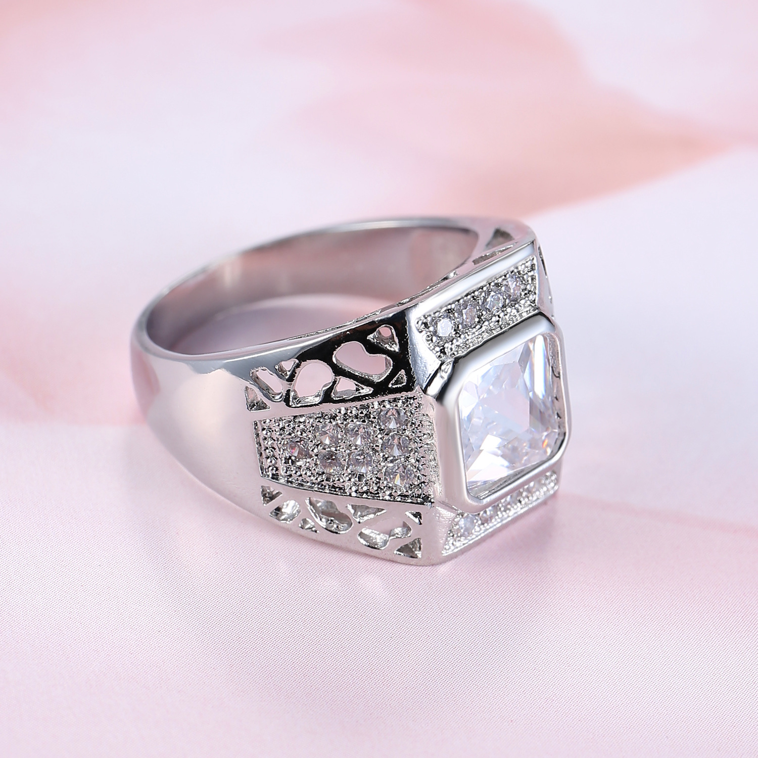 Luxury 925 Sterling Silver Hip – обзор и цена Street Fashion Rings