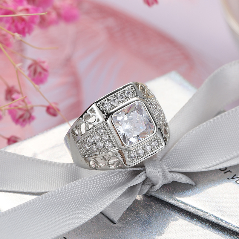 Luxury 925 Sterling Silver Hip – обзор и цена Street Fashion Rings