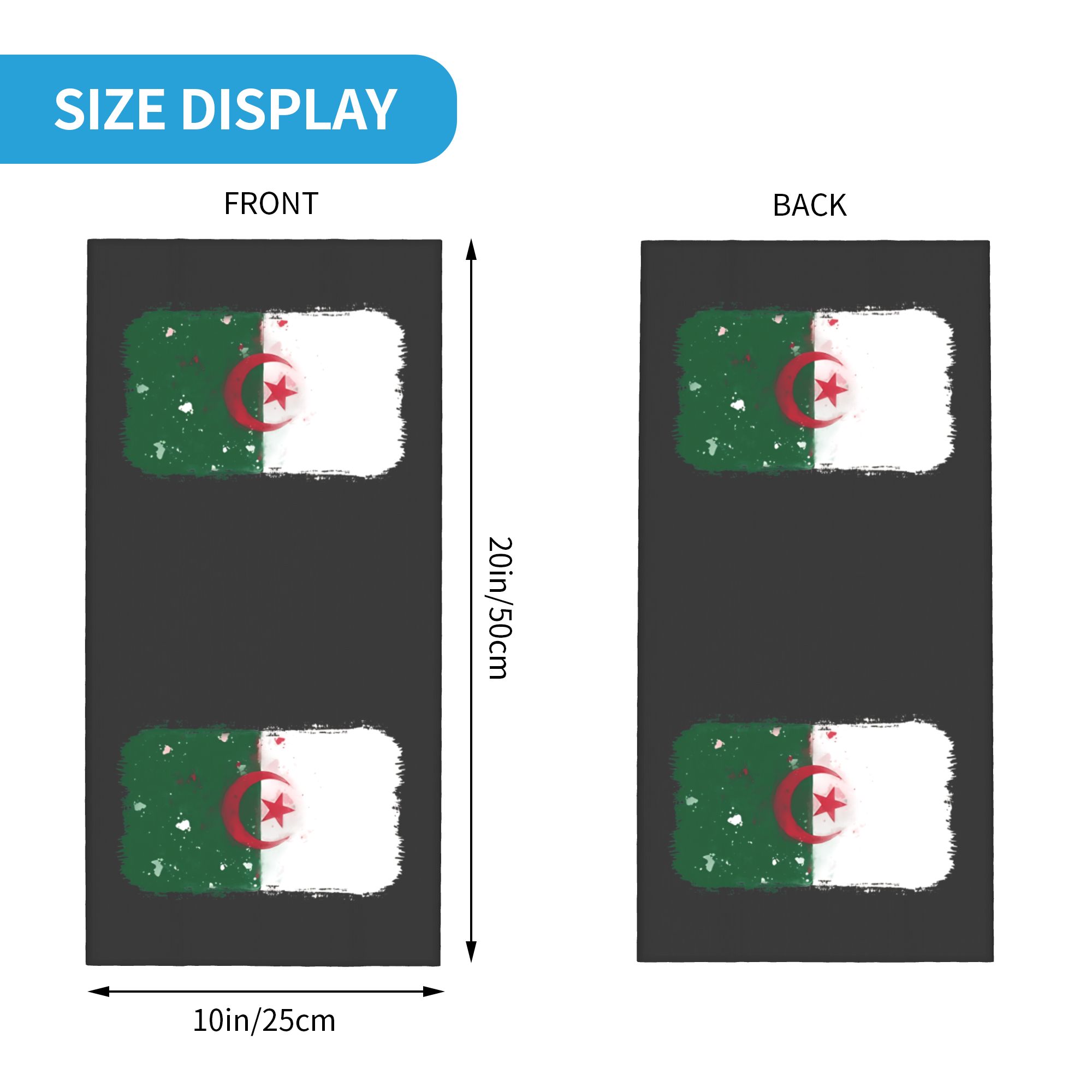 Flag of Algeria Bandana  Retro – обзор и цена Balaclava Face Mask