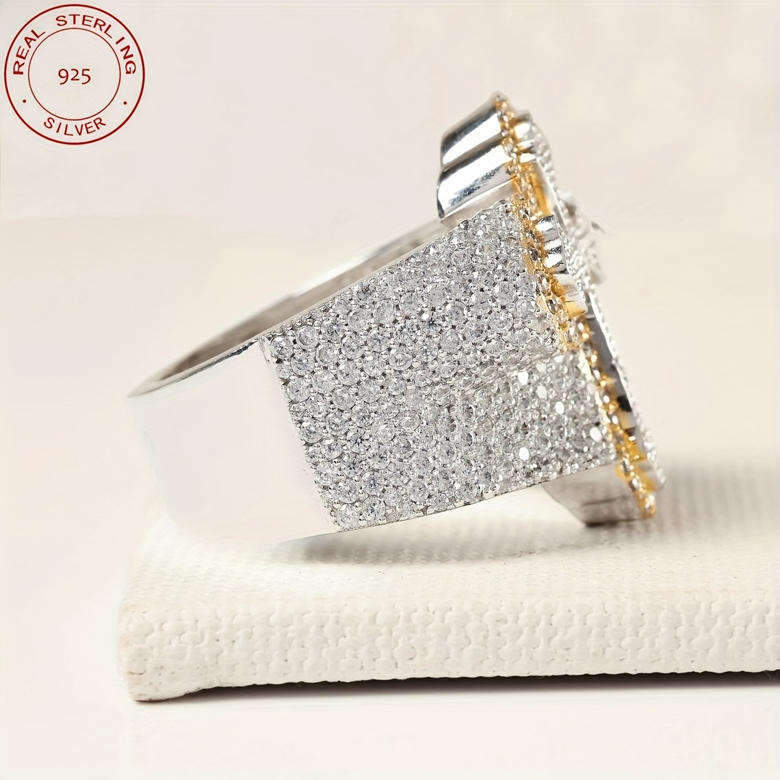 2025 New Arrival Iced Out Cros – обзор и цена Street Fashion Rings