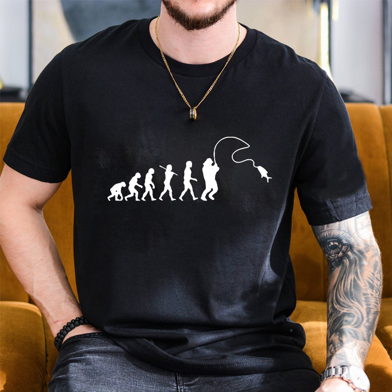 Fishing Evolution Printed T-Sh – обзор и цена Street Fashion Evolution